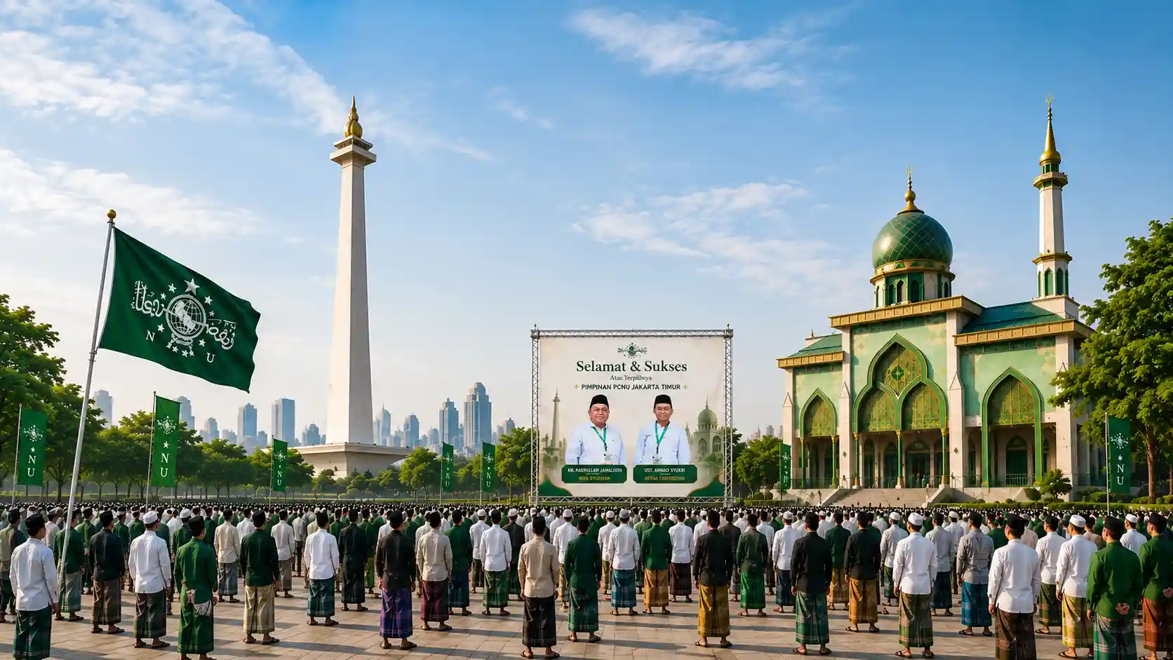 Kebersamaan pengurus dan warga PCNU Pengurus Cabang Kabupaten Aceh Tenggara